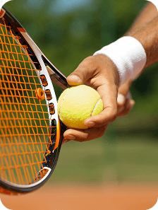 Carlos Casely coaching at Casely Tennis Academy